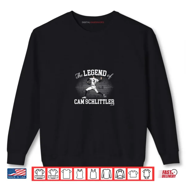 Sweatshirt The Legend of Cam Schlittler New York Baseball Shirt