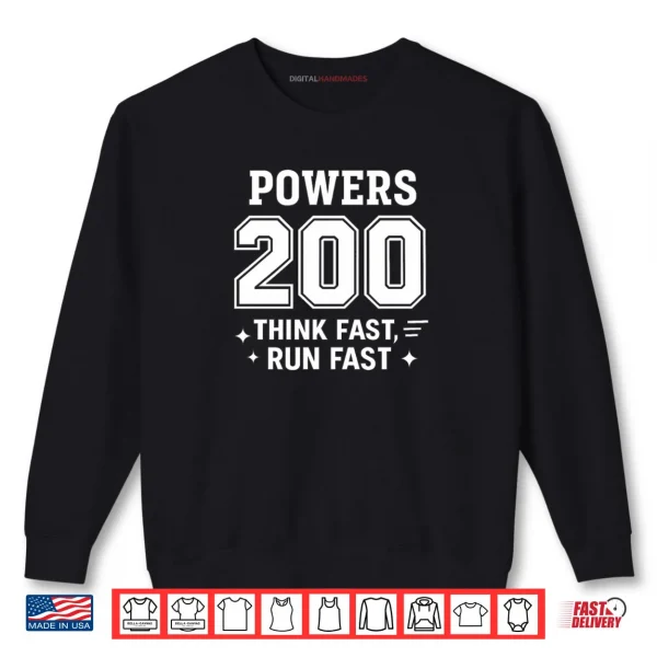 Think Fast Run Fast Chad Powers Shirt 1 Sweatshirt Think Fast Run Fast Chad Powers Shirt