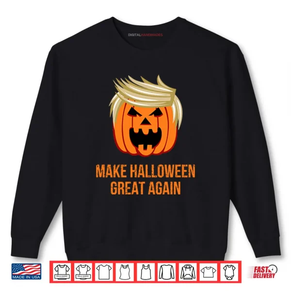 Unc Bowl I Joe Flacco vs Aaron Rodgers Shirt 1 Sweatshirt Trumpkin Make Halloween Great Again Shirt