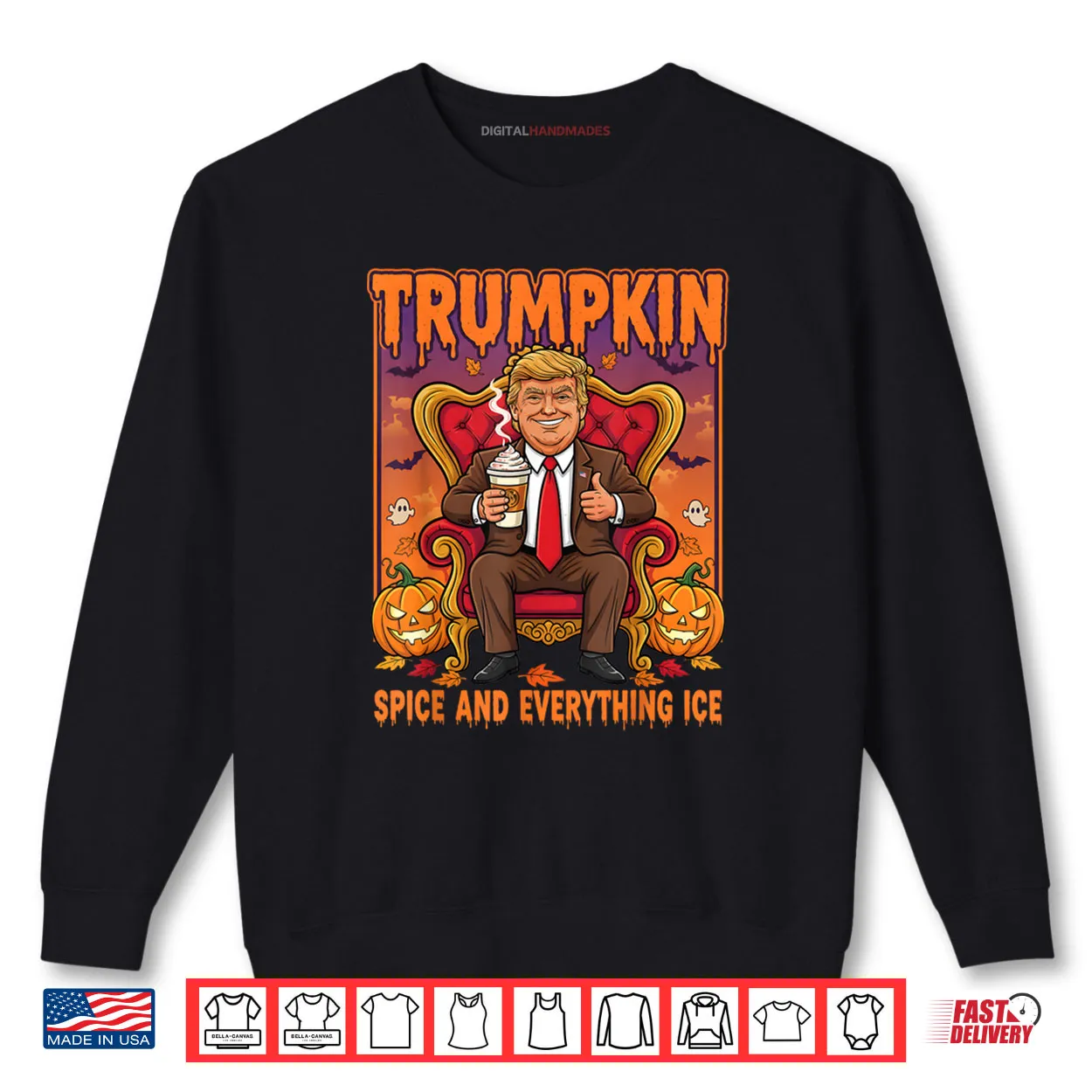 Trumpkin Spice and Everything Ice Thanksgiving Fall Season Shirt Trumpkin Spice and Everything Ice Thanksgiving Fall Season Shirt