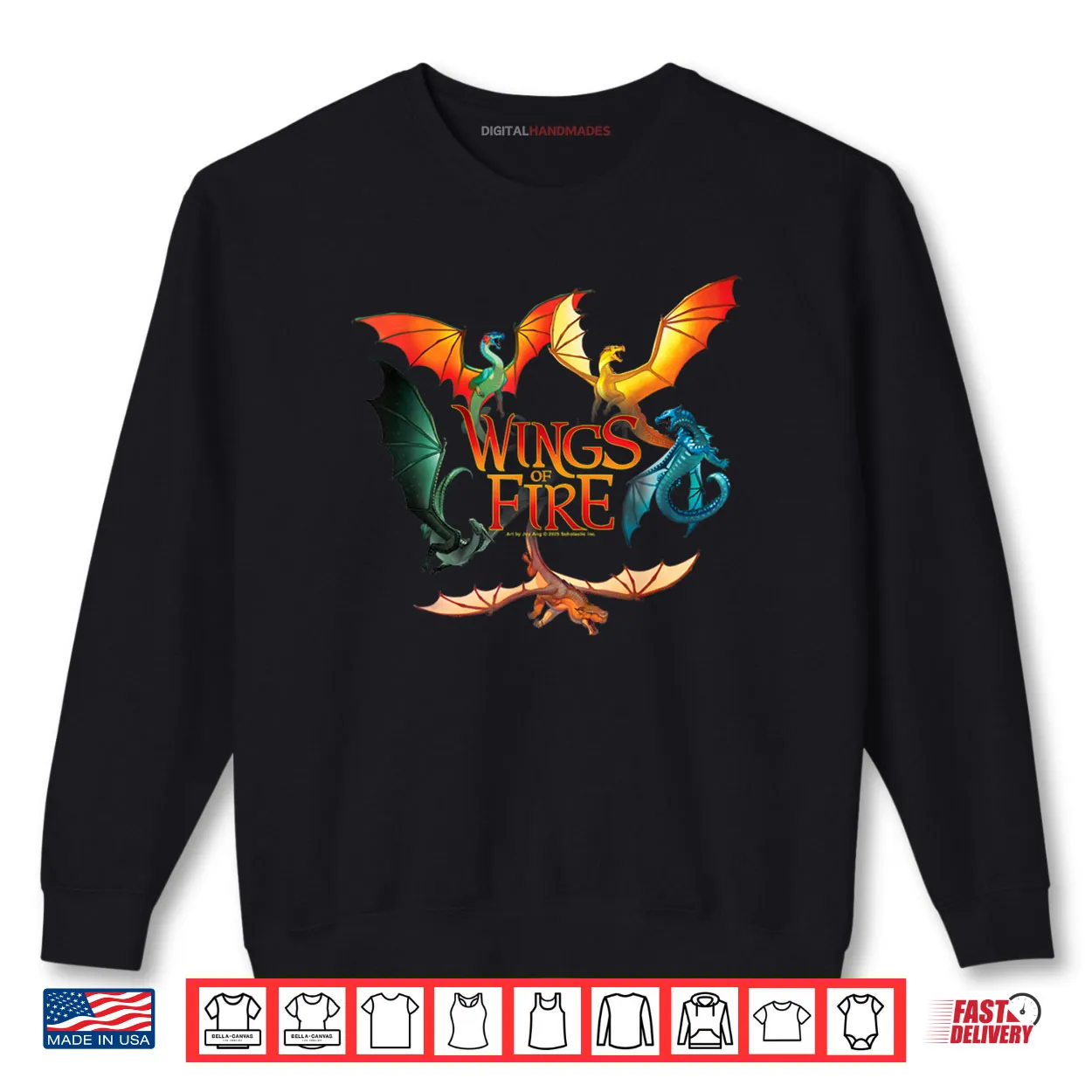 Wings of Fire Dragon Circle Shirt Wings of Fire Dragon Circle Shirt