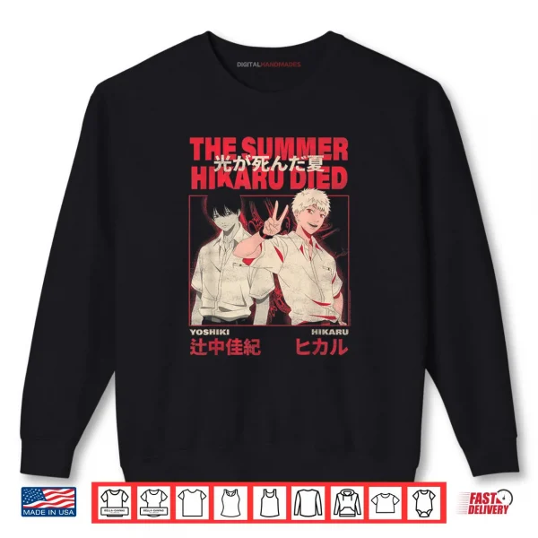 Sweatshirt Yoshiki and Hikaru Kanji Anime Shirt