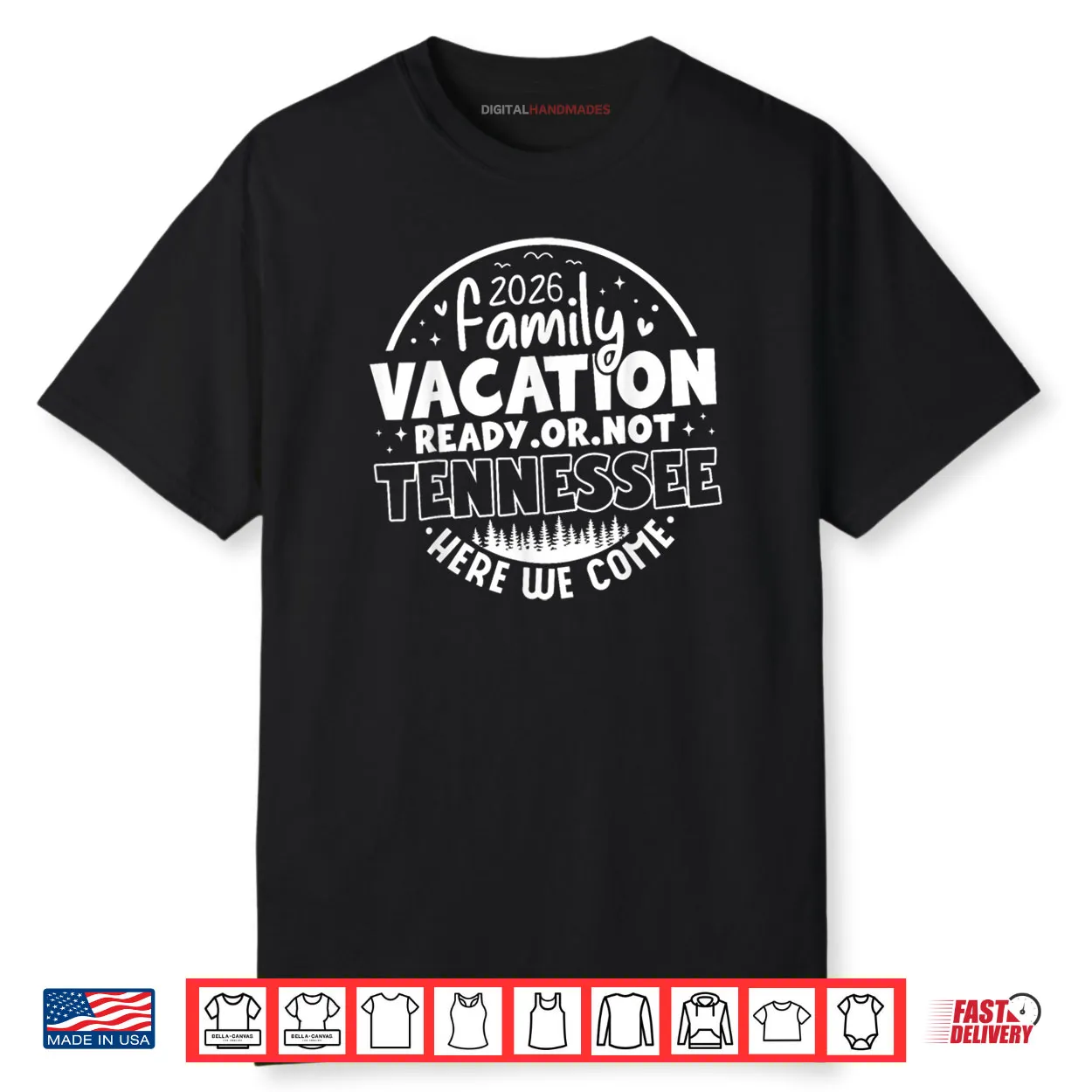 Tennessee Smoky Mountains Family Vacation Gatlinburg 2026 Shirt Tennessee Smoky Mountains Family Vacation Gatlinburg 2026 Shirt