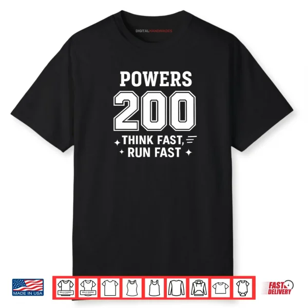 Think Fast Run Fast Chad Powers Shirt
