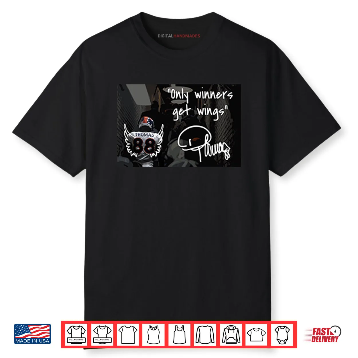 Thomas 88 Only Winners Get Wings Shirt Thomas 88 Only Winners Get Wings Shirt