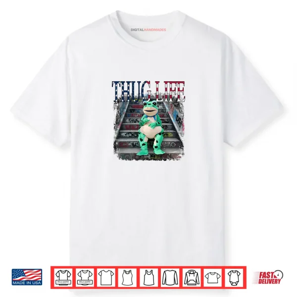 Thug Life Portland Frog Protest Shirt