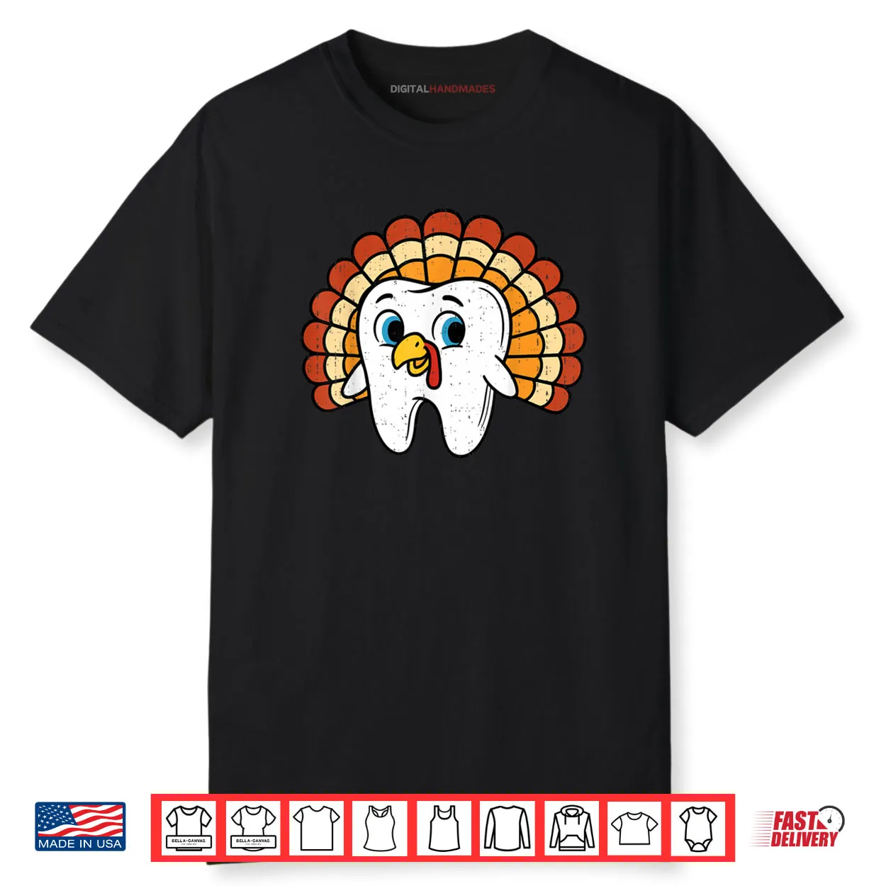 Tooth Turkey Dentist Thanksgiving Fall Dental Hygiene Shirt Tooth Turkey Dentist Thanksgiving Fall Dental Hygiene Shirt