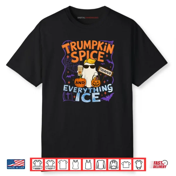 Trumpkin Spice and Everything Ice Pumpkin Spice Halloween Shirt