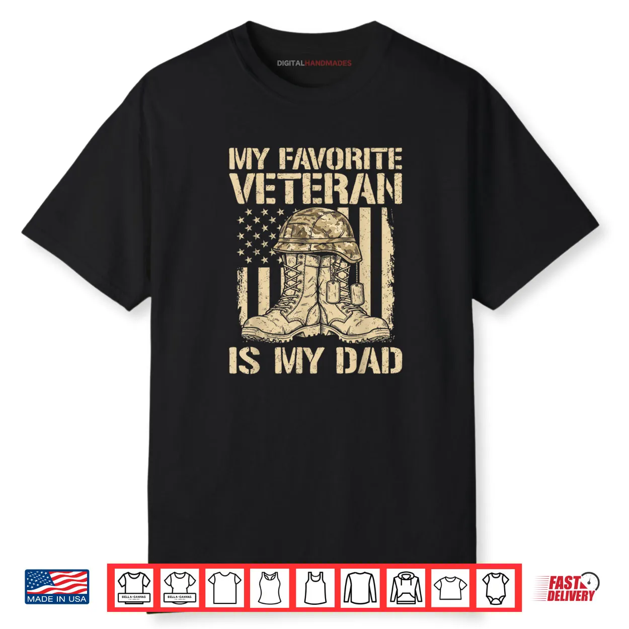Veterans Day My Favorite Veteran is Dad Father Army Military Shirt Veterans Day My Favorite Veteran is Dad Father Army Military Shirt