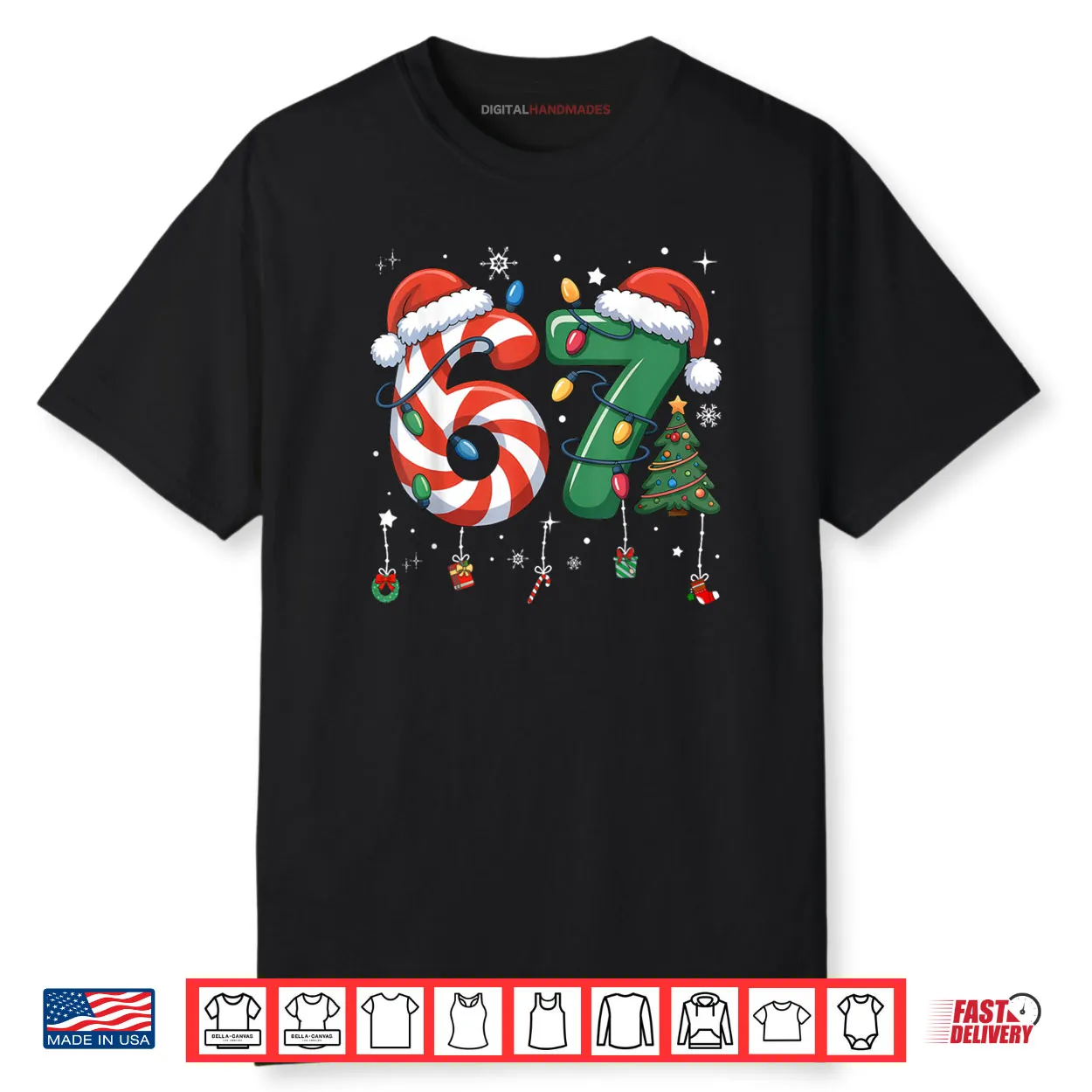 67 Meme Six Seven Christmas Shirt 67 Meme Six Seven Christmas Shirt