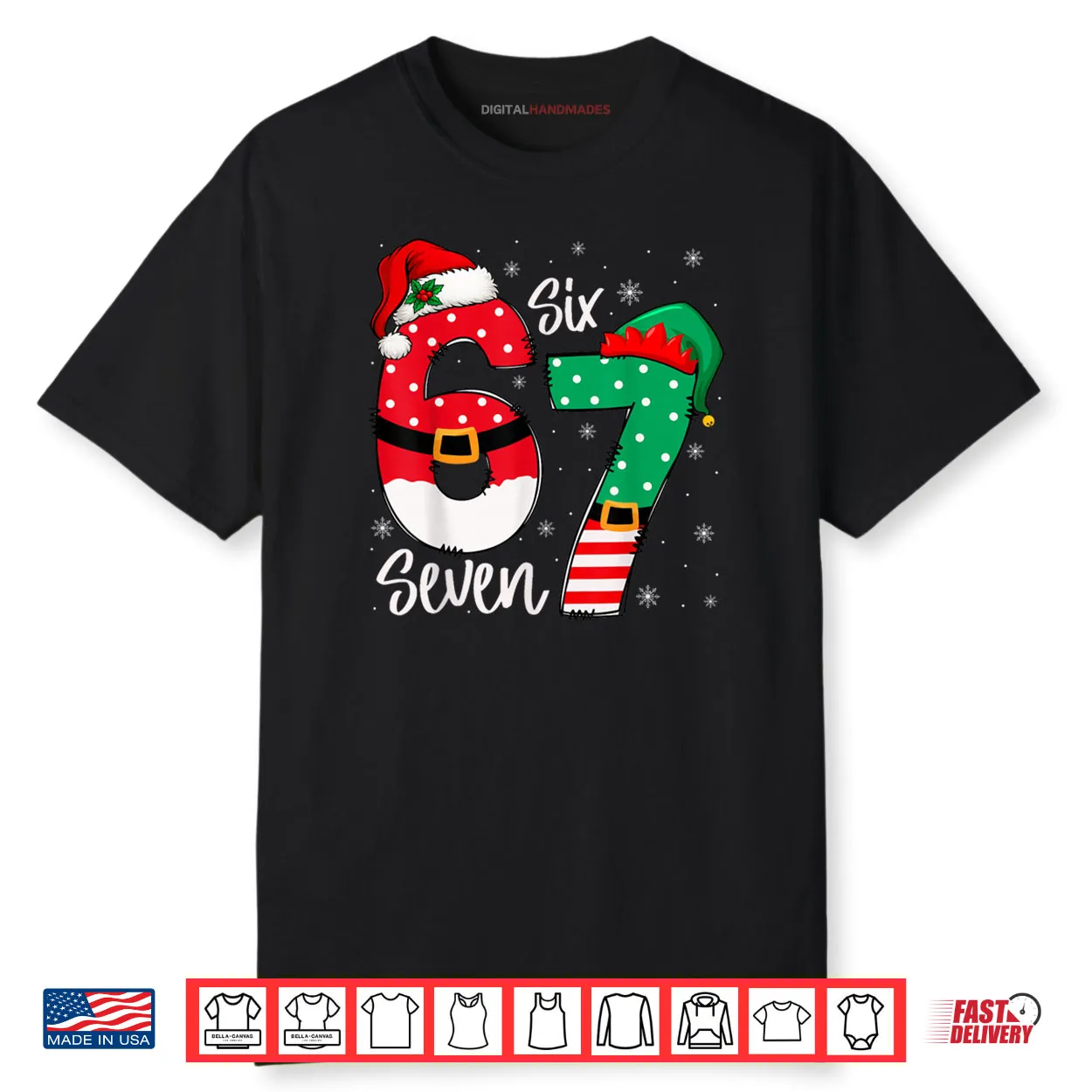 67 Meme Six Seven Christmas Shirt 67 Meme Six Seven Christmas Shirt
