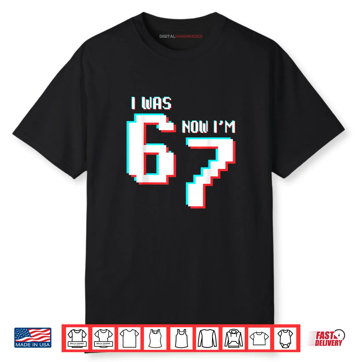 7 Year Old Birthday Kids Was 6 Now I’m 7 Gamer 67 Funny Meme Shirt 7 Year Old Birthday Kids Was 6 Now I’m 7 Gamer 67 Funny Meme Shirt