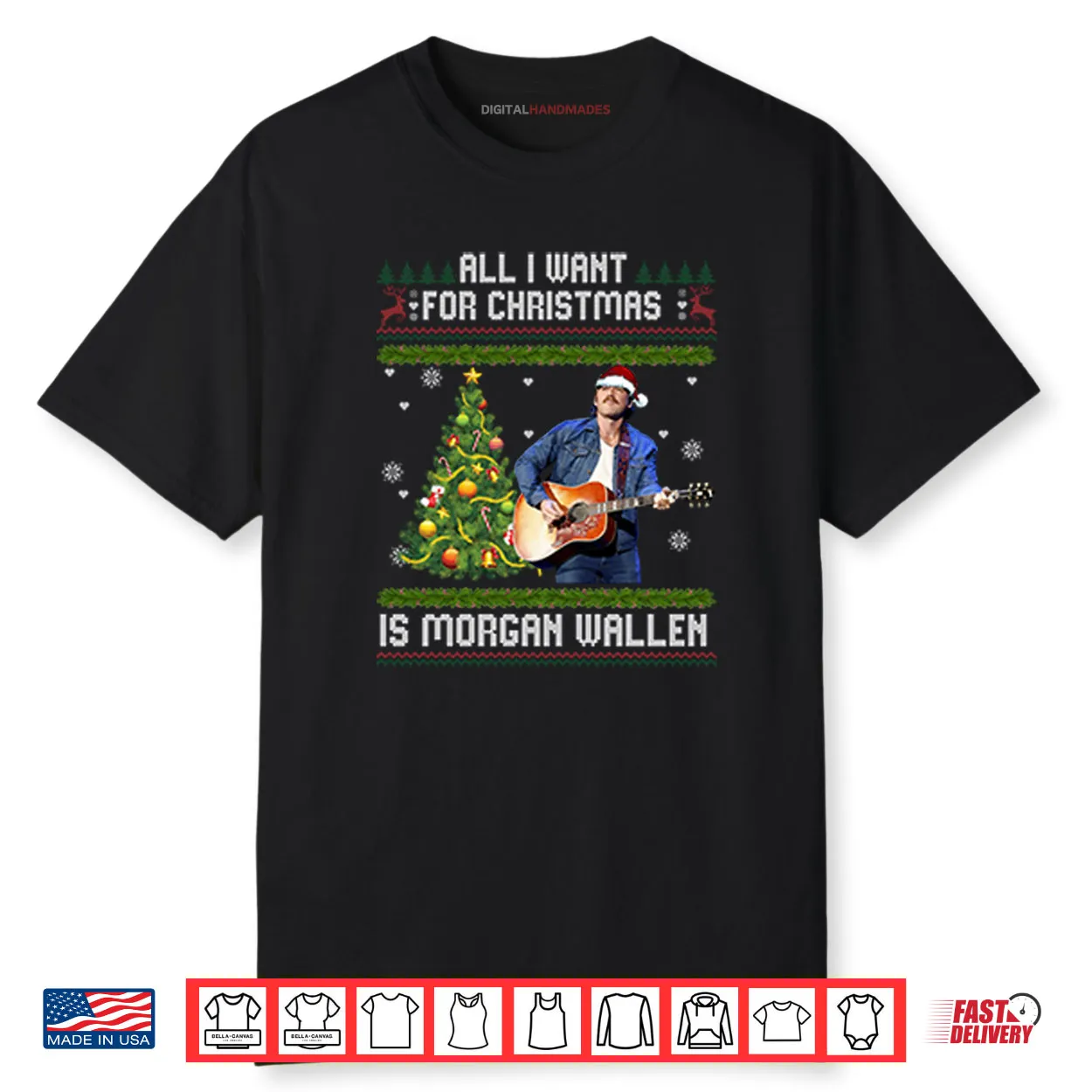 All I Want For Christmas Is Morgan Wallen Shirt All I Want For Christmas Is Morgan Wallen Shirt
