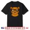 Cheetah Wearing Sunglasses 67 Six Seven Meme Shirt