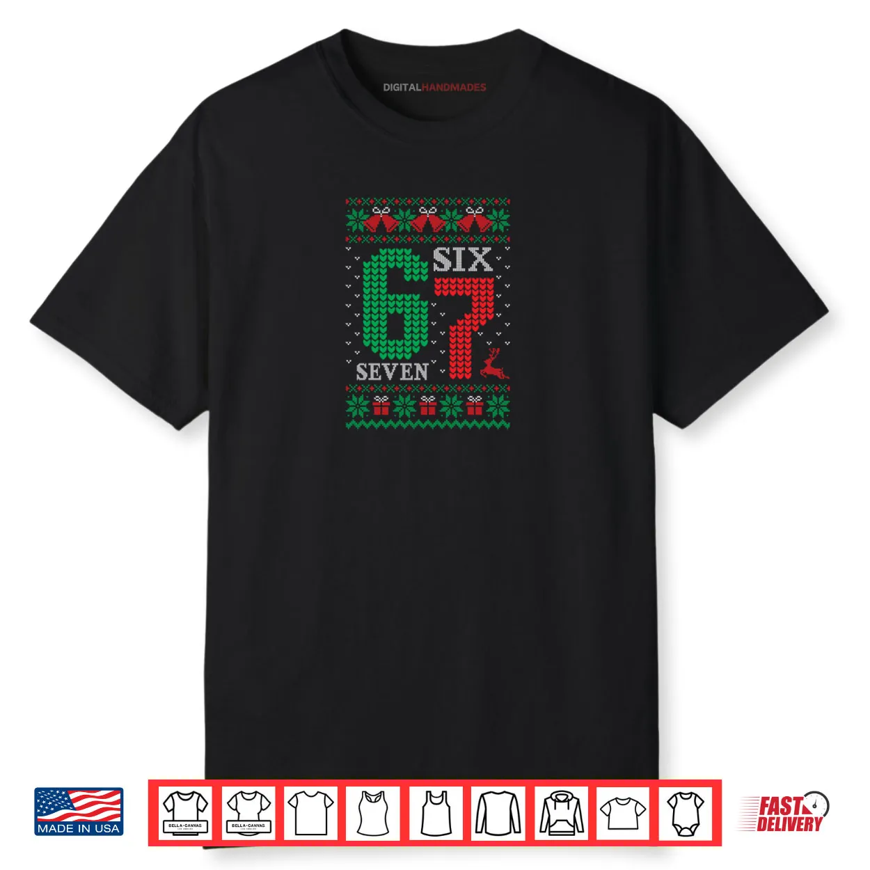 Christmas 67 Funny Xmas Six Seven Ugly Sweater 6 7 Shirt Christmas 67 Funny Xmas Six Seven Ugly Sweater 6 7 Shirt