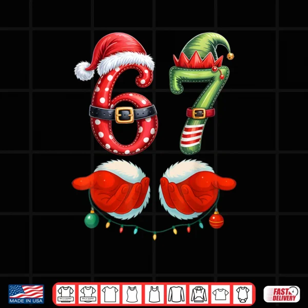 67 Christmas 6 7 Meme Pajamas Holiday Gen Alpha Slang Shirt 4 Design 67 Christmas 6 7 Meme Pajamas Holiday Gen Alpha Slang Shirt