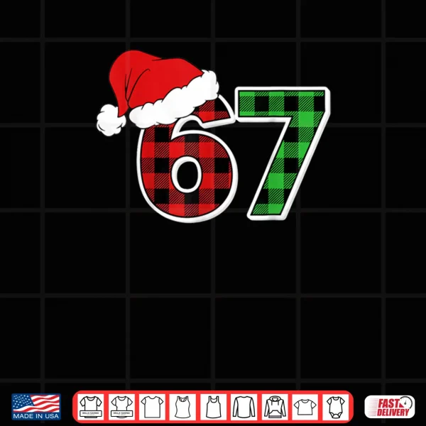 Design 67 Meme Christmas Six Seven Xmas Shirt