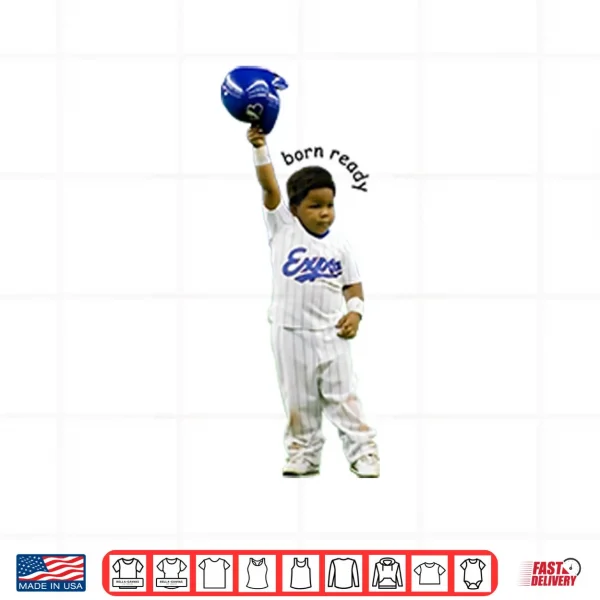 Design Born Ready Vladimir Guerrero Jr Shirt