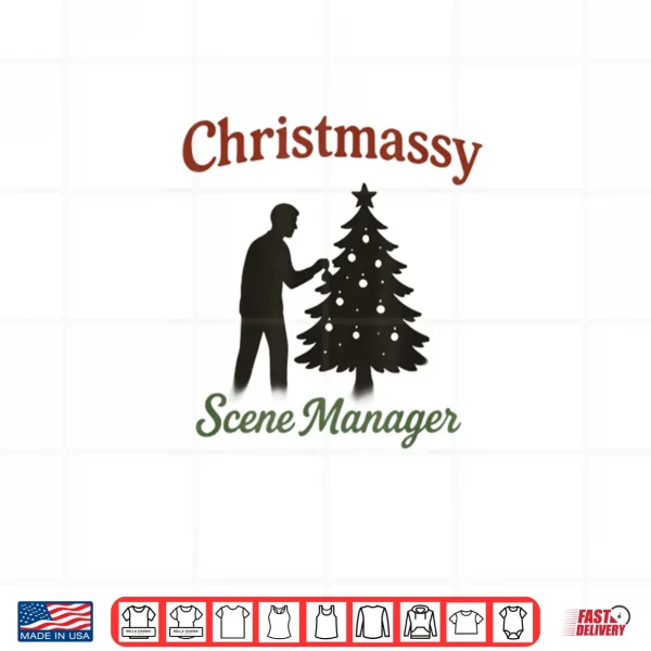 Christmassy Scene Manager Shirt 4 Design Christmassy Scene Manager Shirt