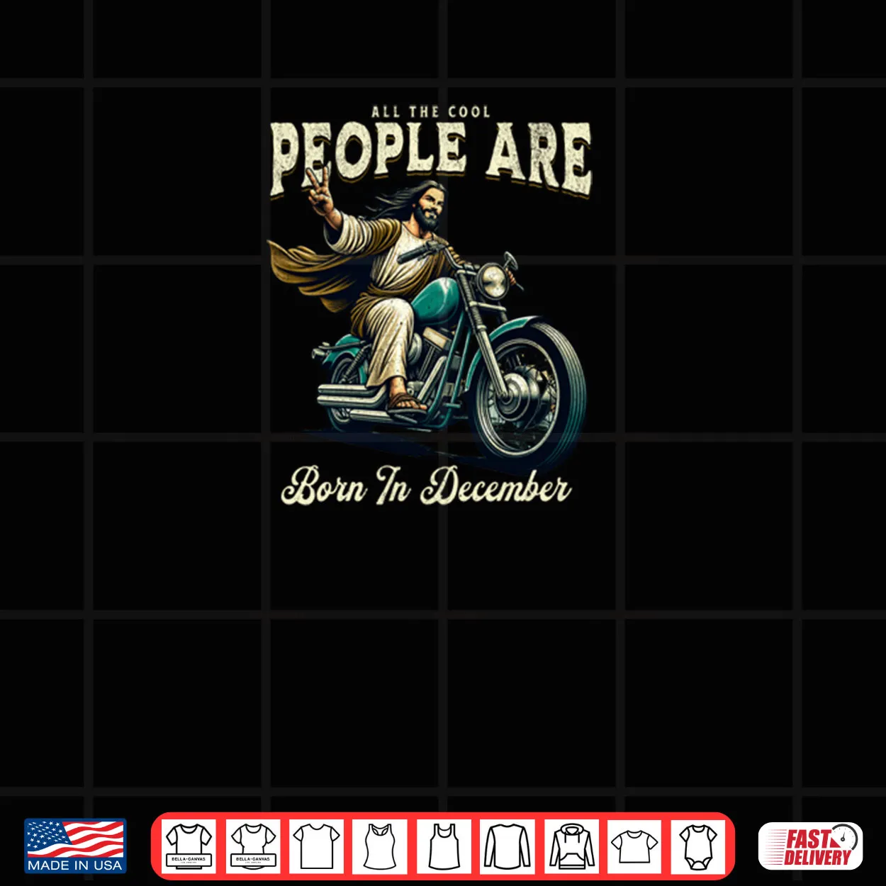 Cool People Are Born In December Christian Christmas Shirt Cool People Are Born In December Christian Christmas Shirt