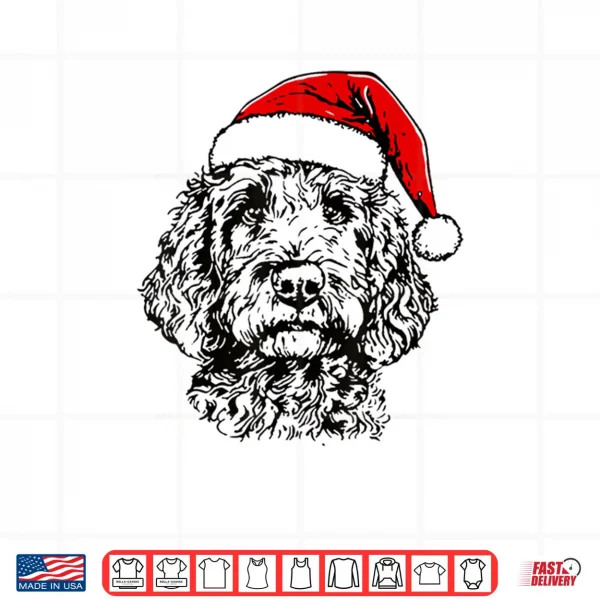 Cute Merry Christmas Goldendoodle Santa Christmas Dog Lover Shirt 4 Design Cute Merry Christmas Goldendoodle Santa Christmas Dog Lover Shirt