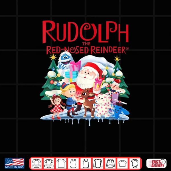 Design Cute Rudolph The Red Nosed Reindeer Christmas Shirt