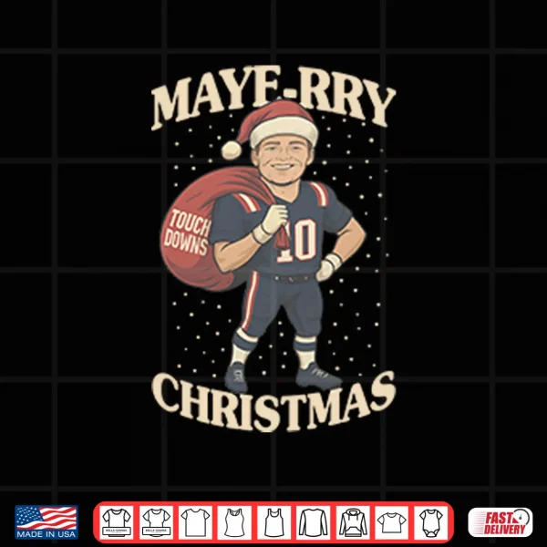 Drake Maye Maye rry Christmas Shirt 4 Design Drake Maye Maye rry Christmas Shirt
