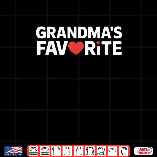 Grandmas Favorite Family Humor Shirt 3 Design Grandmas Favorite Family Humor Shirt