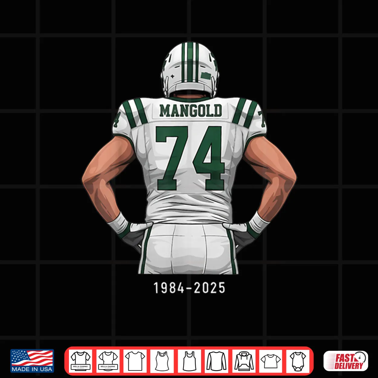 Nick Mangold A True Jet 74 Football Legend Memorial Shirt Nick Mangold A True Jet 74 Football Legend Memorial Shirt