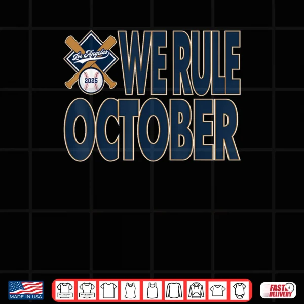 Design Official We Rule October 2025 Shirt