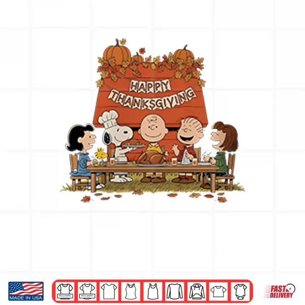 Design Peanuts Snoopy Thanksgiving Shirt