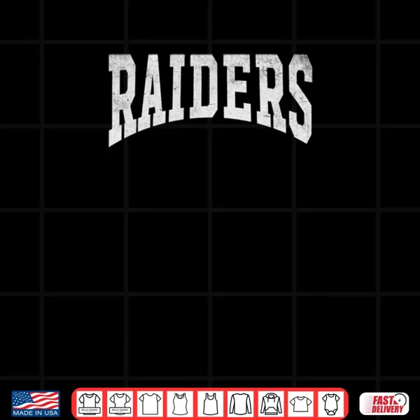 Design Retro Raiders School Team Spirit Shirt