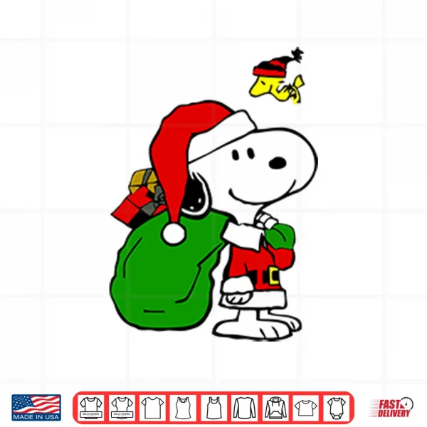 Santa Snoopy Christmas Shirt 4 Design Santa Snoopy Christmas Shirt