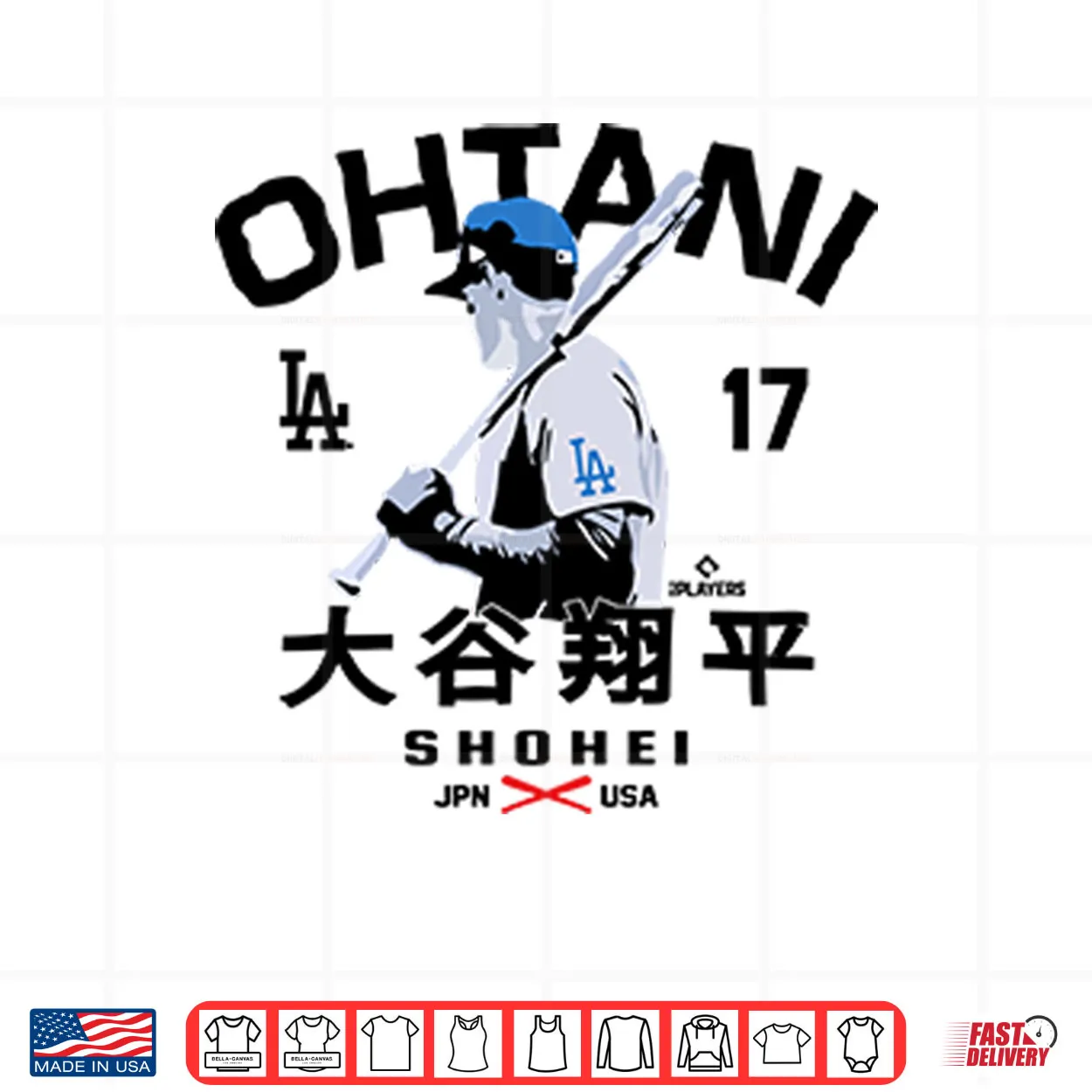 Shohei Ohtani JPN X USA Shirt Shohei Ohtani JPN X USA Shirt