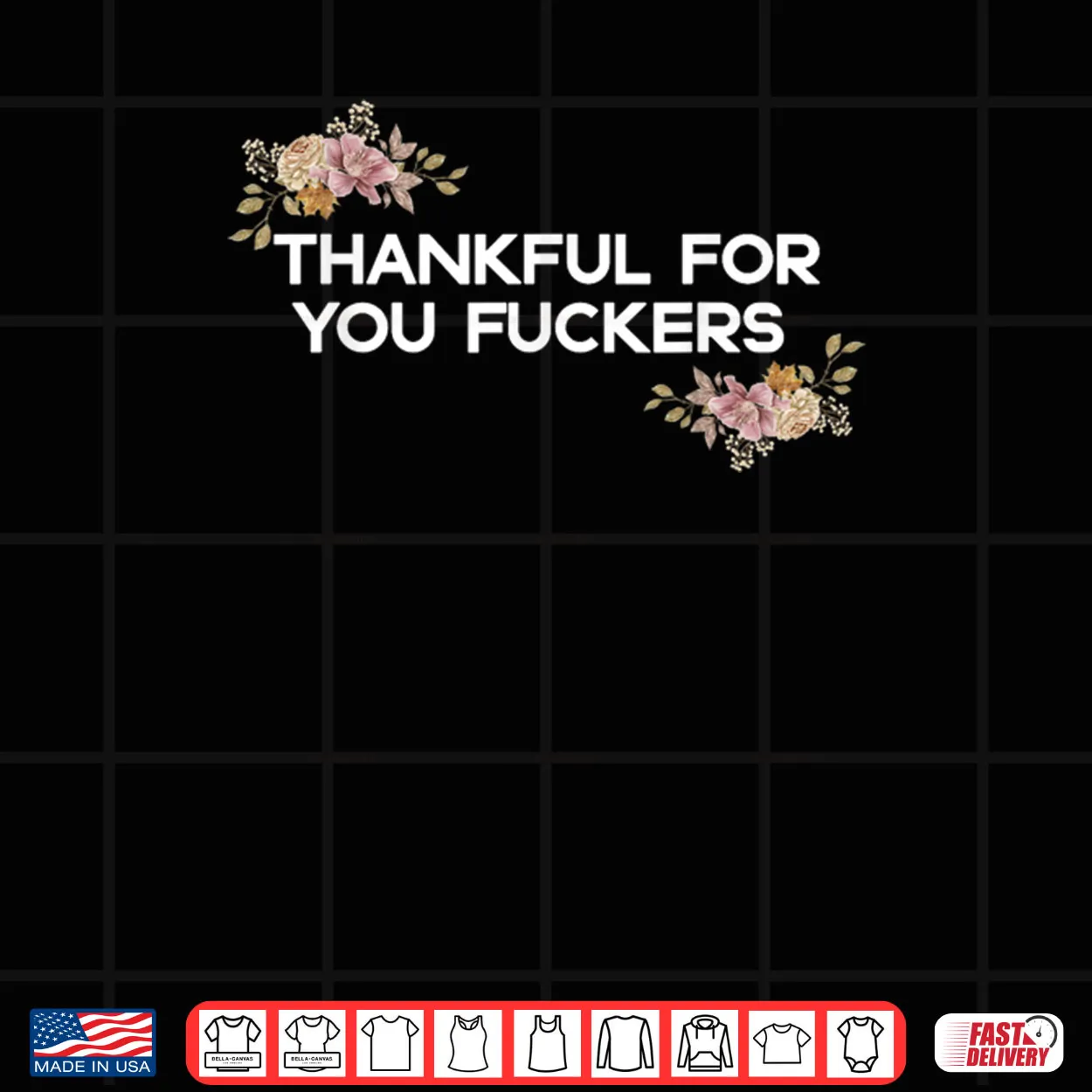 Thankful for You Fuckers Funny Retro Thanksgiving Shirt Thankful for You Fuckers Funny Retro Thanksgiving Shirt