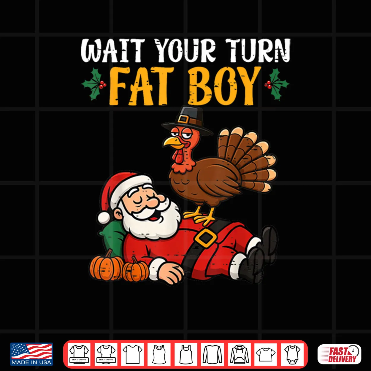 Thanksgiving Christmas Turkey vs Santa Shirt Thanksgiving Christmas Turkey vs Santa Shirt