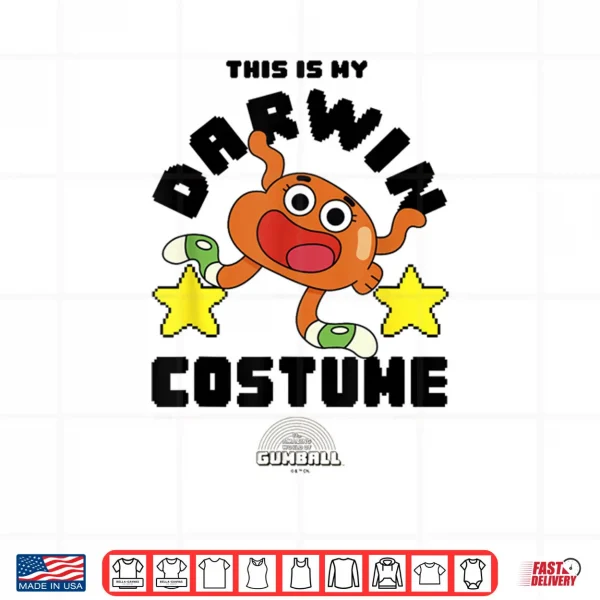 Design The Amazing World of Gumball This is My Darwin Costume Shirt