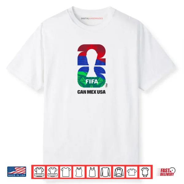 FIFA World CUP26 Host Country Trophy Logo Shirt
