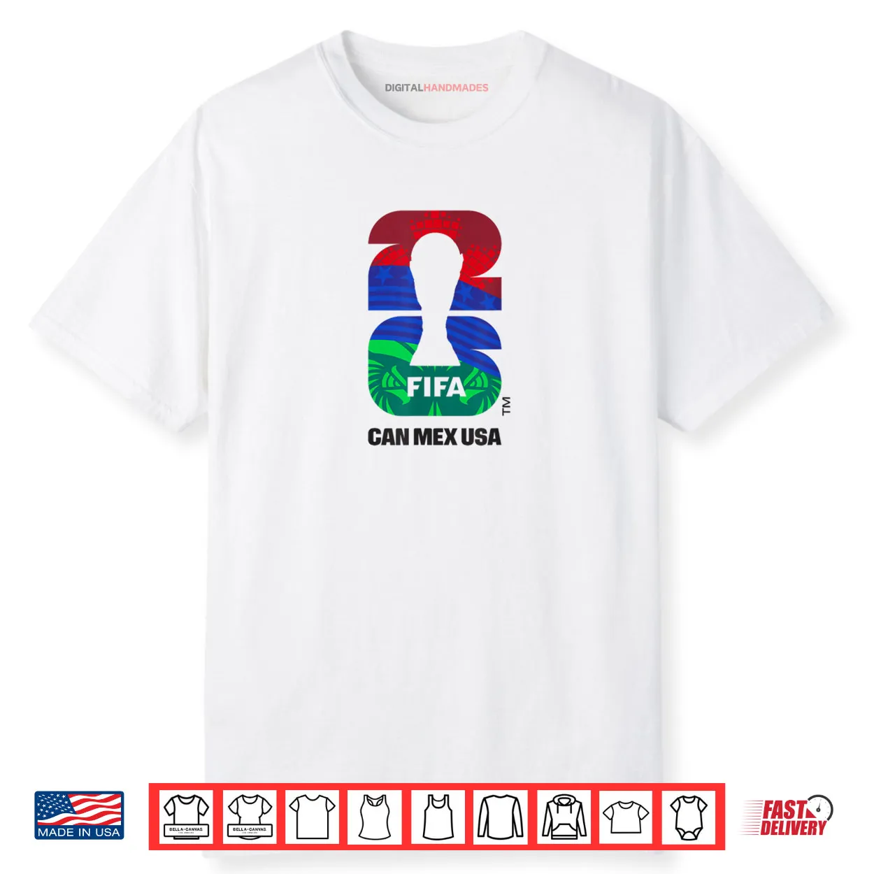 FIFA World CUP26 Host Country Trophy Logo Shirt FIFA World CUP26 Host Country Trophy Logo Shirt