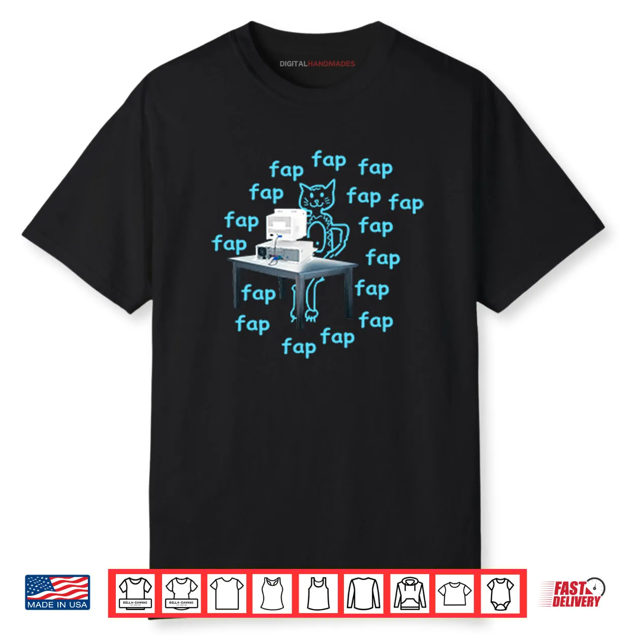 Fap Cat Printer Shirt Fap Cat Printer Shirt
