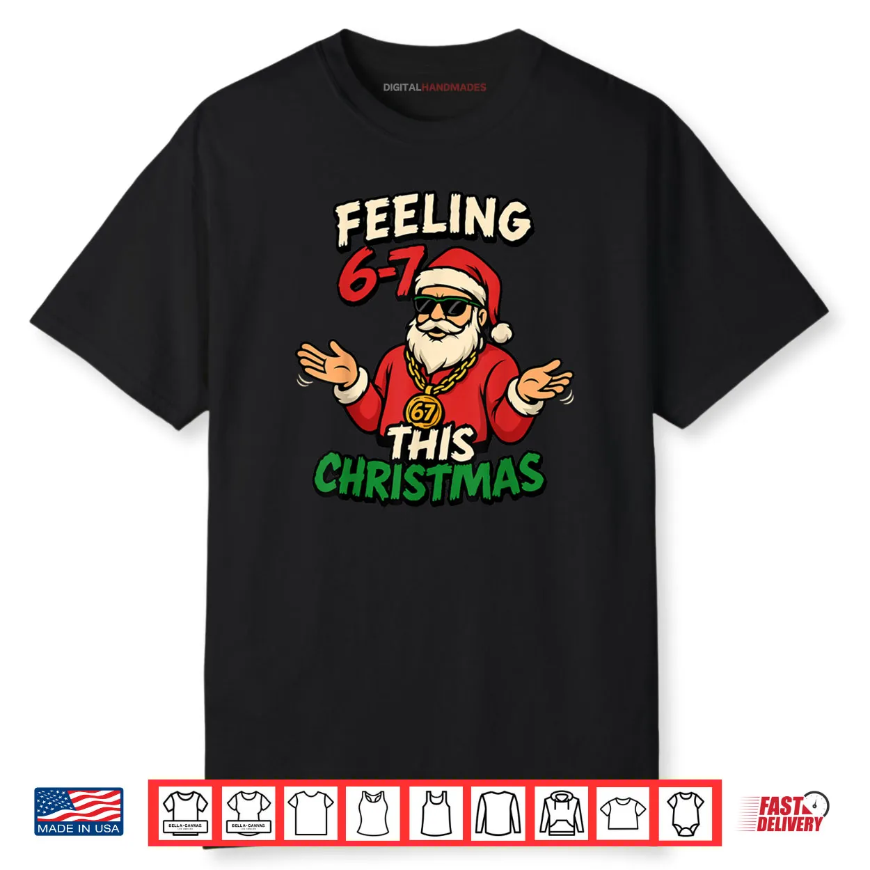 Funny Christmas 6 7 67 Six Seven Christmas Shirt Funny Christmas 6 7 67 Six Seven Christmas Shirt