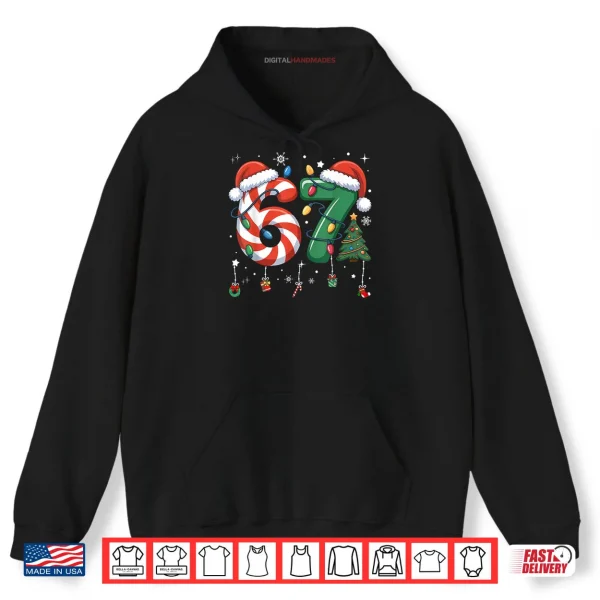 67 Meme Six Seven Christmas Shirt 2 Hoodie 67 Meme Six Seven Christmas Shirt 1