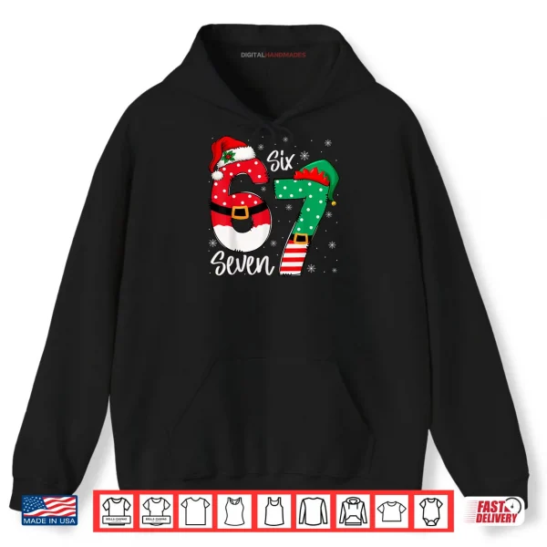 67 Meme Six Seven Christmas Shirt 2 Hoodie 67 Meme Six Seven Christmas Shirt