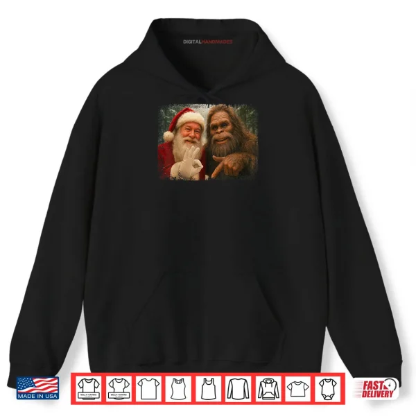67 Santa with Bigfoot Six Seven 6 7 Meme Christmas Funny Shirt 2 Hoodie 67 Santa with Bigfoot Six Seven 6 7 Meme Christmas Funny Shirt