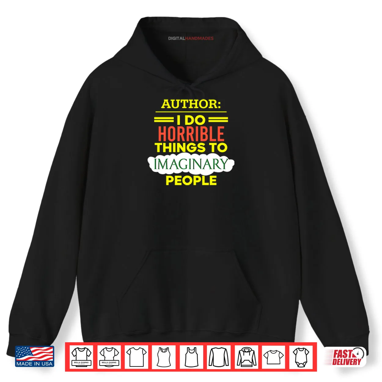 Author I Do Horrible Things To Imaginary People Shirt Author I Do Horrible Things To Imaginary People Shirt