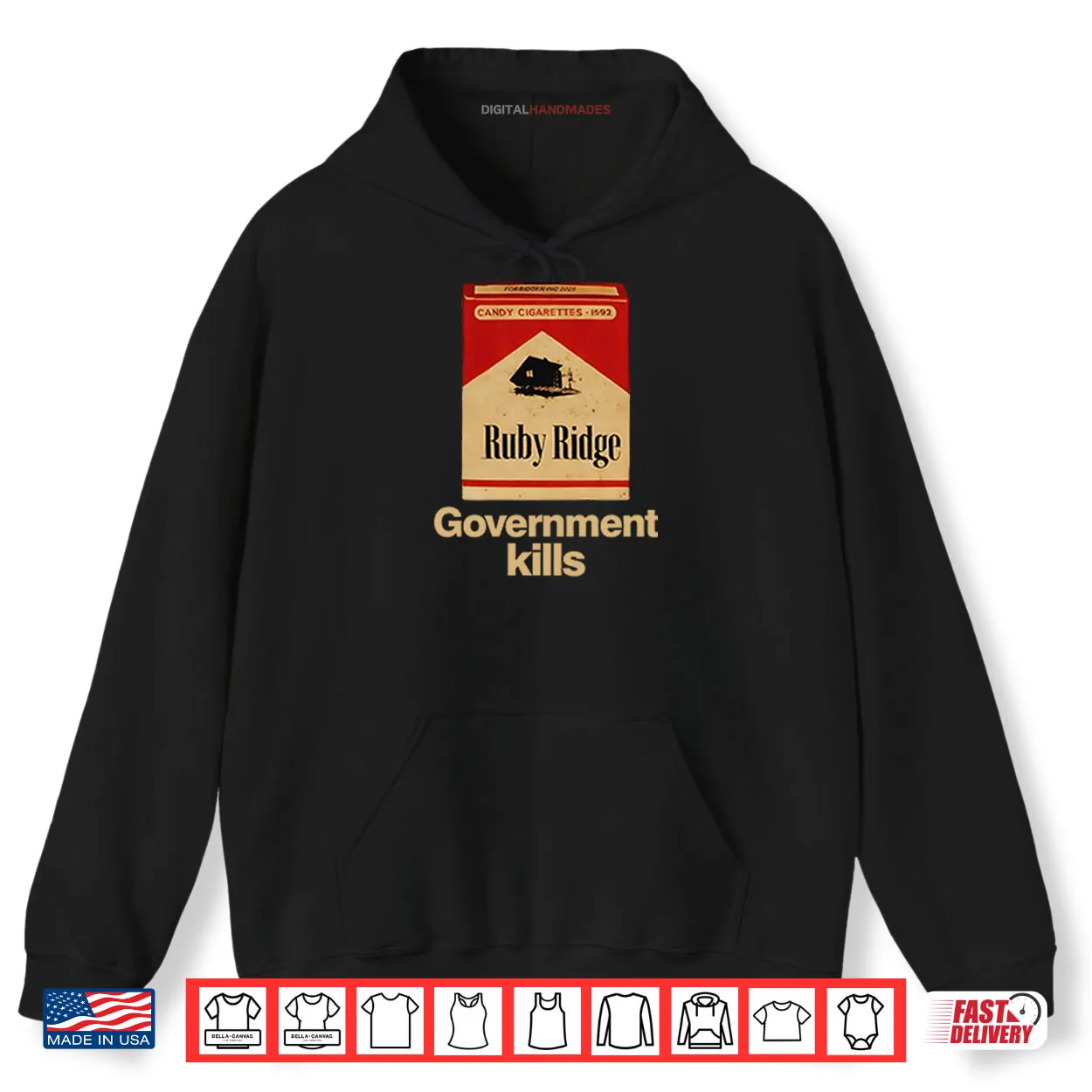 Candy Cigarettes Ruby Ridge Government Kills Shirt Candy Cigarettes Ruby Ridge Government Kills Shirt