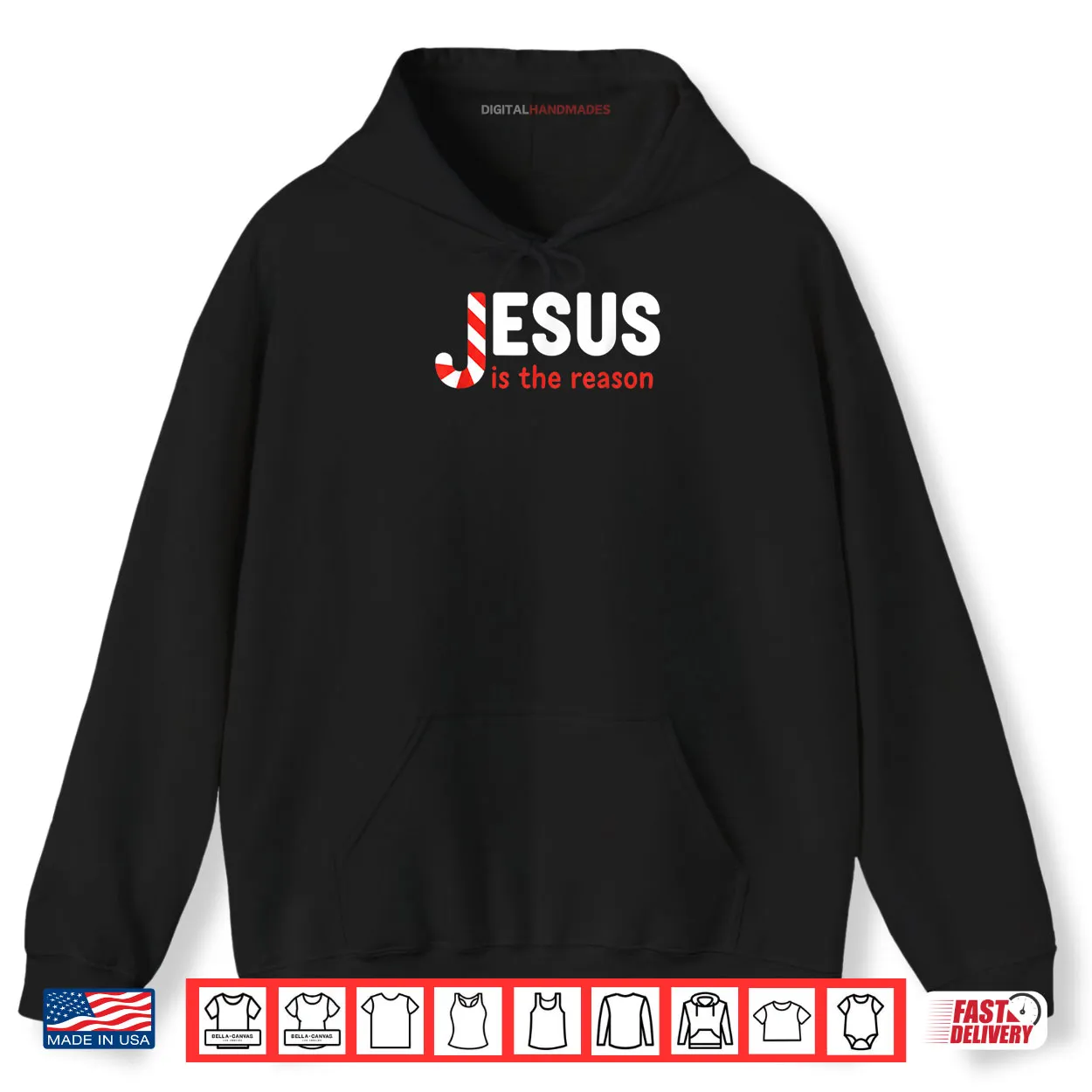 Christian Jesus is The Reason for The Season Christmas Candy Shirt Christian Jesus is The Reason for The Season Christmas Candy Shirt