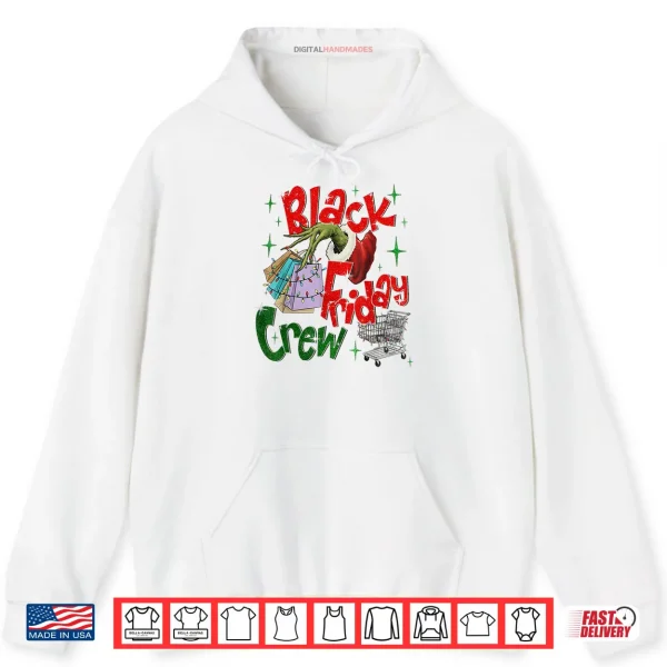 Hoodie Christmas Black Shopping Family Friday Shopping Crew Shirt