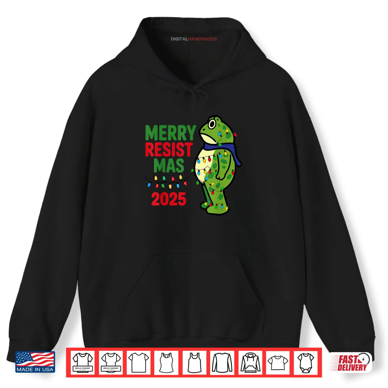 Merry Resistmas 2025 Portland Frog Resist Christmas Shirt Merry Resistmas 2025 Portland Frog Resist Christmas Shirt