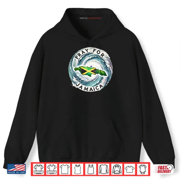 Pray For Jamaica Hurricane Melissa Shirt 2 Hoodie Pray For Jamaica Hurricane Melissa Shirt
